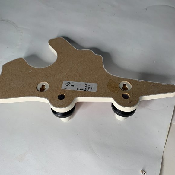 IKEA FABLER WALL MOUNTED WARDROBE RABBIT DRIVING CARROT CHILDREN COAT HANGER - Picture 5 of 6